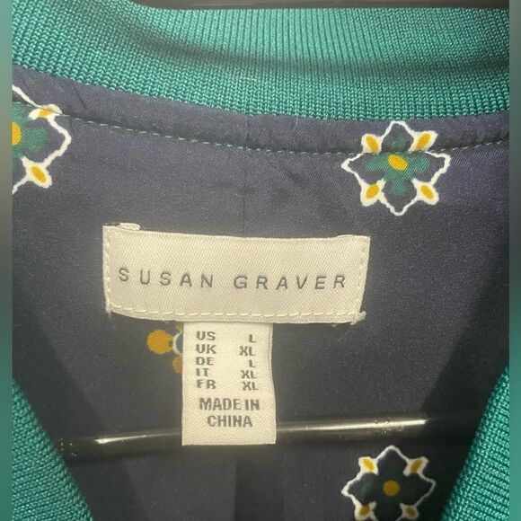 Susan Graver Silky Bomber Jacket - Picture 3 of 5